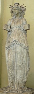 The Hecate Chiaramonti, a Roman sculpture of triple Hecate, after a Hellenistic original (Museo Chiaramonti, Vatican Museums)