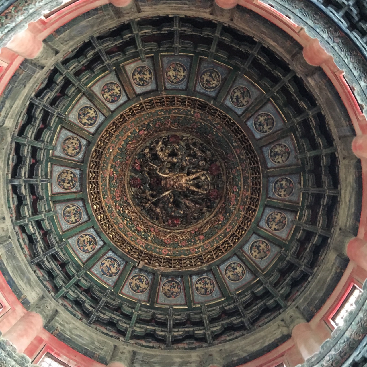 Summer Temple Ceiling