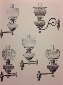 Kerosene wall brackets in the Rorke catalog. 