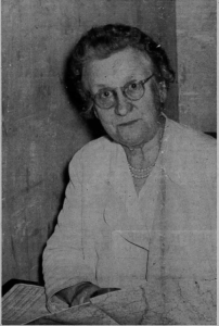 Photograph of Caroline Rogers Hill from "Barre Gazette" article