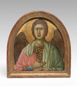 "Angel," Duccio, 13th century. From MHCAM.