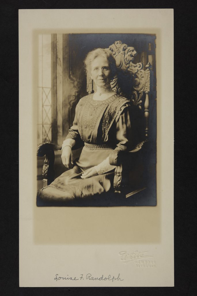 Louise Fitz Randolph, ca. 1916 (ASCMHC)