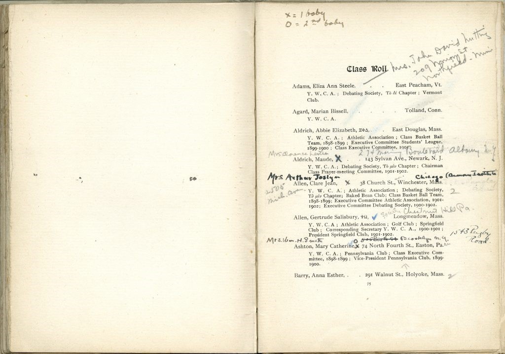 1902 Class Book, September 1902
