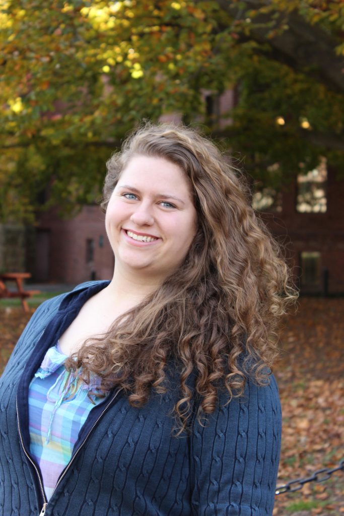 Headshot of a student on campus