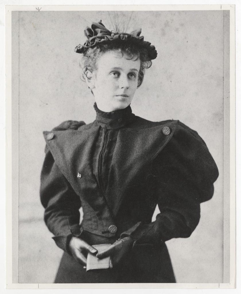 Jeannette Augustus Marks as a young woman, circa 1895-1905