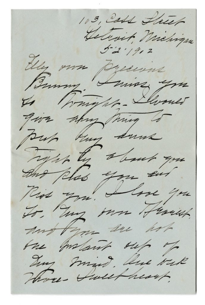 Letter from Woolley to Marks, May 2-4, 1902