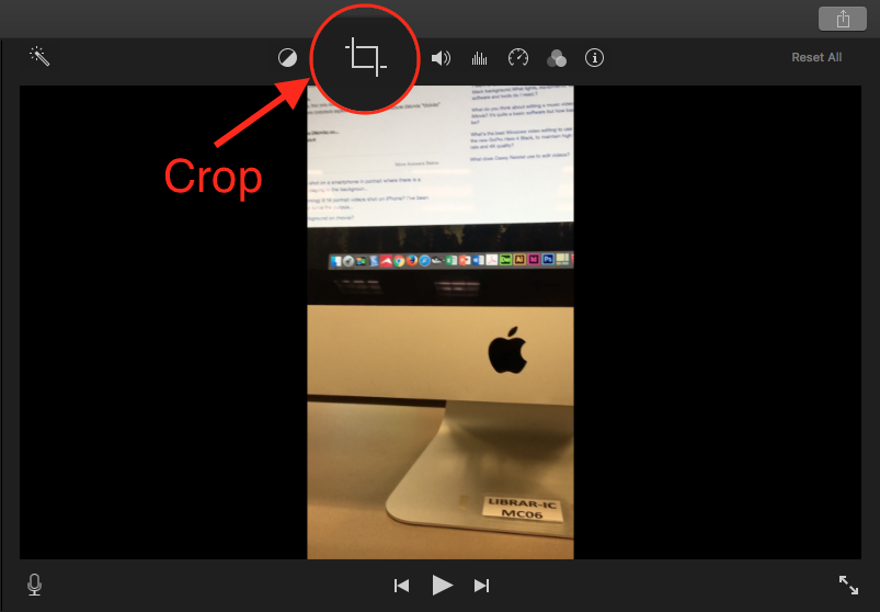 To video in portrait how landscape imovie from to change How to