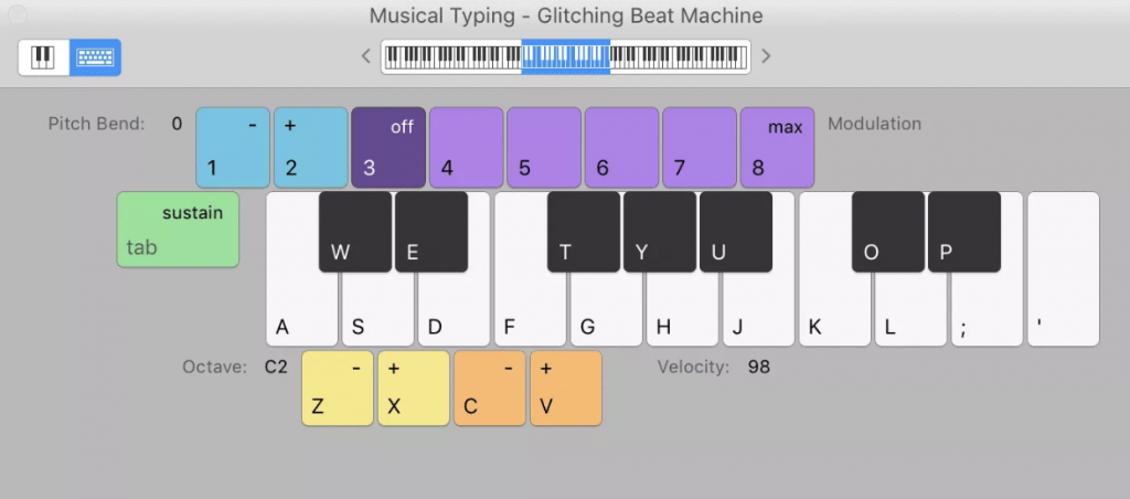 garageband export midi to json