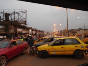 Forget uber, the roads in Yaoundé are filled with taxis! Taxis everywhere!