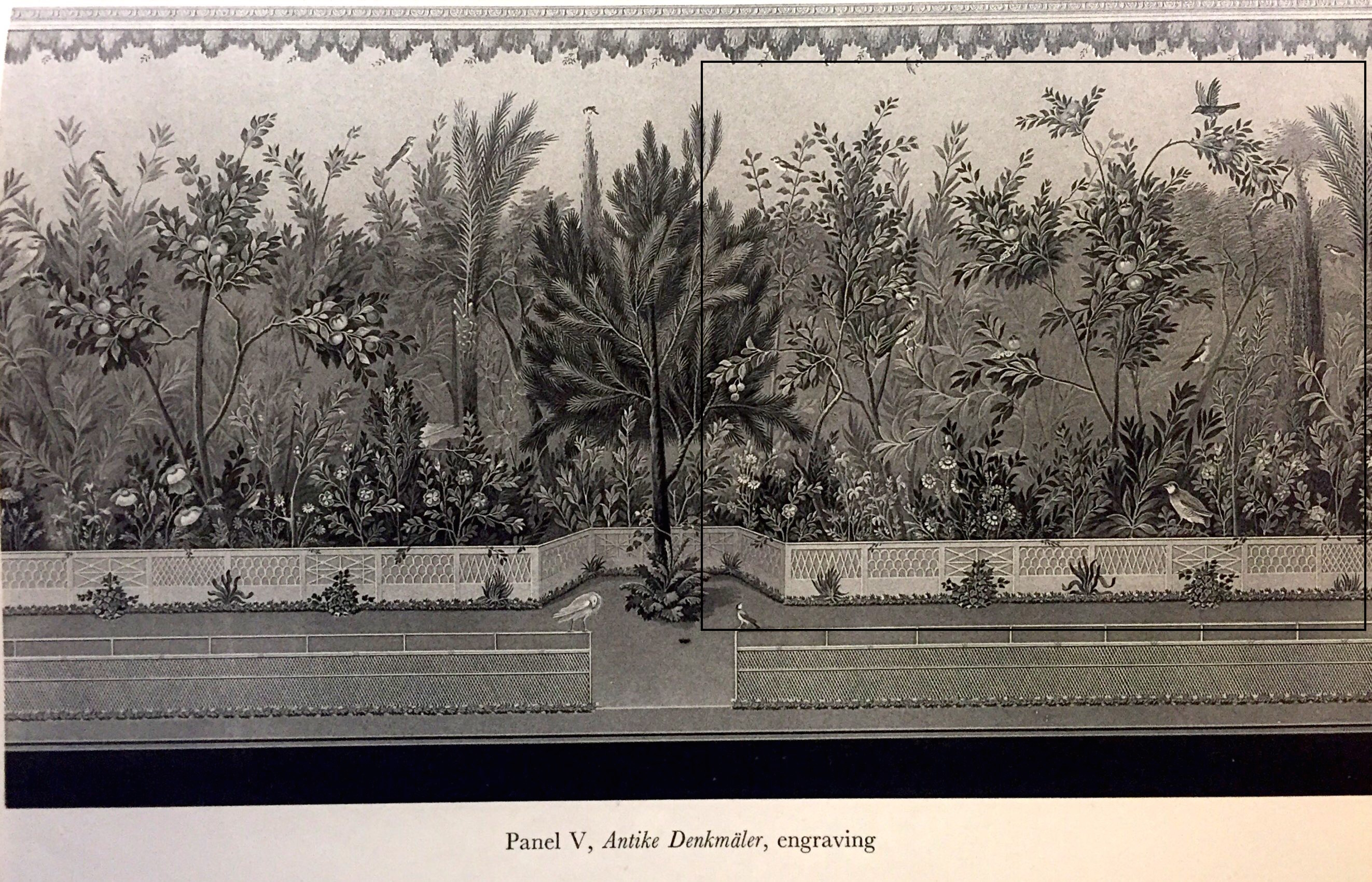 gardenscape from the villa of livia